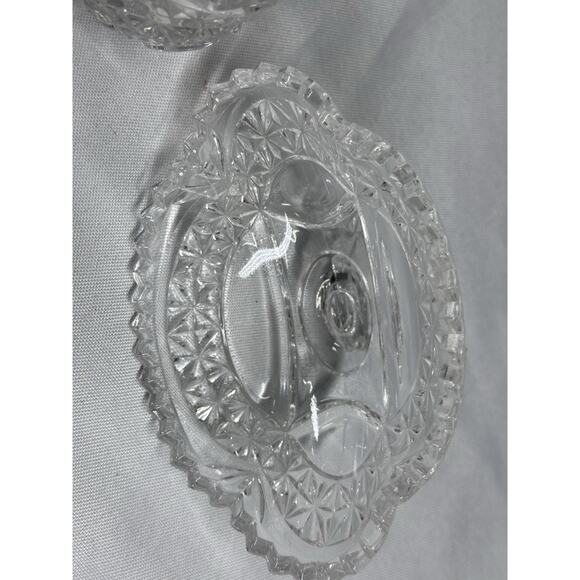 Hofbauer Byrdes Bird Finial Lead Crystal Candy Dish Trinket Box And SM Ornament - Picture 9 of 12